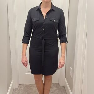Eddie Bauer Traveling Black Shirt Dress